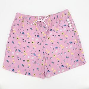 Men's Swim Trunks Shorts 7 In L Velcro Pocket Drawstring Vacation Beach Swim